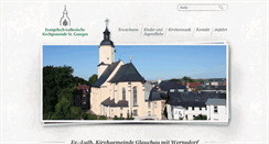Desktop Screenshot of georgenkirche-glauchau.de