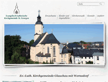 Tablet Screenshot of georgenkirche-glauchau.de